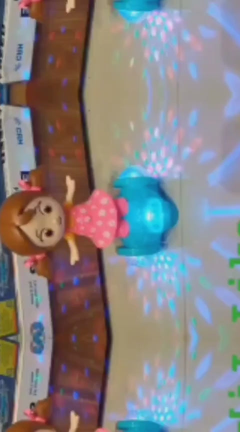 🌟✨ “Fashion Girl Dancing Doll – 360° Rotating Musical LED Toy for Kids” ✨🌟