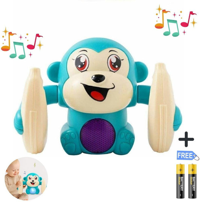 A Dancing Banana Monkey With Musical Sounds