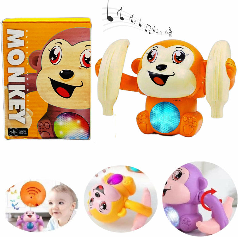 A Dancing Banana Monkey With Musical Sounds