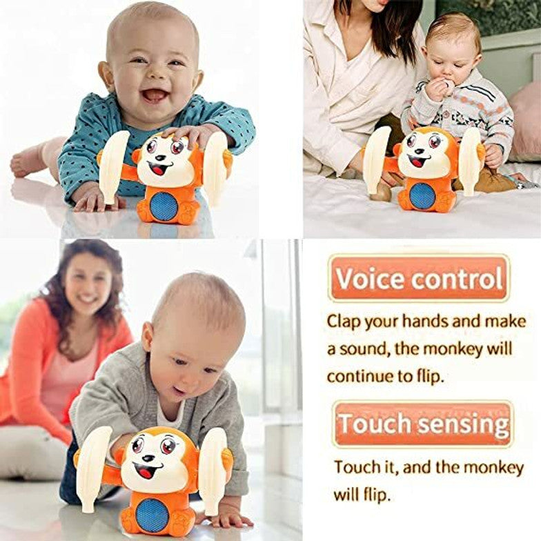 A Dancing Banana Monkey With Musical Sounds