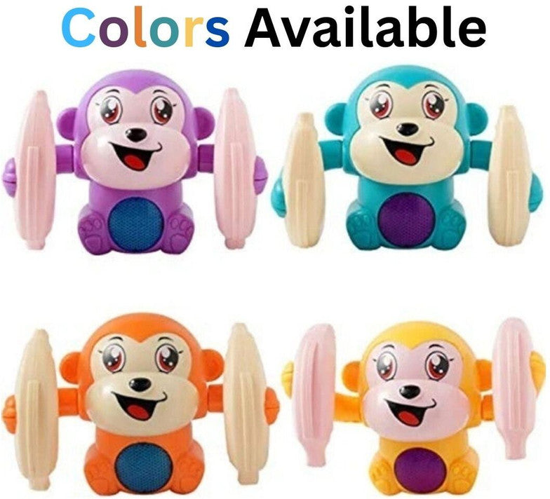 A Dancing Banana Monkey With Musical Sounds